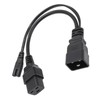C20 to C7 C19 Y Splitter Power Plug Cord Single