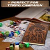DND Dragon Journal Notebook, 3D Dragon Embossed Notebook with Pen