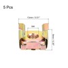 sourcing map M4 Cage Nuts for Server Rack Cabinet, Carbon