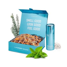 Laundry Sauce - Luxury Scented Laundry Detergent Pods & Scent Booster Bundle (Indonesian Patchouli), Premium Laundry Washing Pods with High-End, Sophisticated Fragrances - Dye Free & HE Compatible