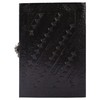 OVERDOSE Colosseum Black Leather Journal - Handmade Notebook for Students,