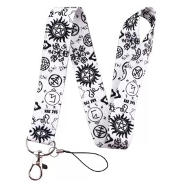 Pinstant Supernatural TV Show Fantasy Horror Drama Magic Pentagram KAZ 2Y5 Neck Lanyard