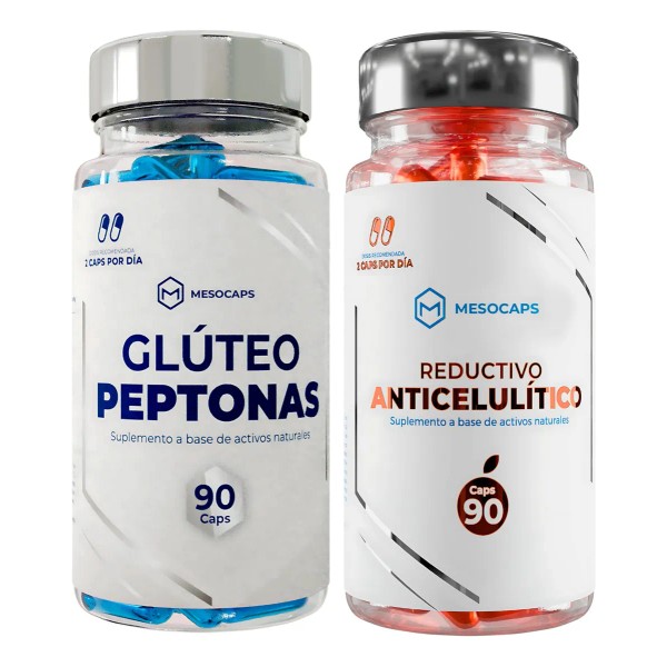 Kit Glúteo Peptonas + Reductivo Anticelulítico 90 Cápsulas