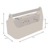 simplywire - Makeup Storage Organiser - Bathroom Caddy - White