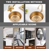 12.6 Inch Gold Round Bar Prep Sink - Single Bowl