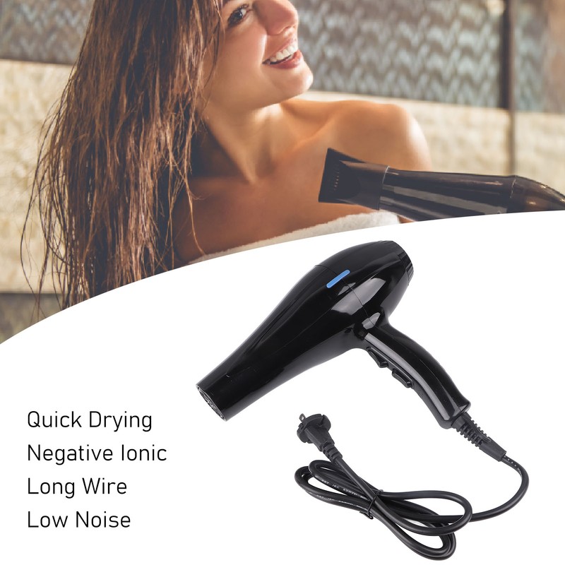 Negative Ionic Hair Dryer Quick Drying Low Noise Hair Blow