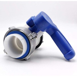 Unifizz IBC Tote Tank Butterfly Valve Taps Water Adapter IBC Tank Water Container 75mm Outlet Control Connector Replacement DN50 1 PCS