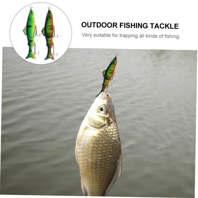 Sosoport 4pcs Fishing Lures Hard Baits for Outdoor Fishing Lightweight