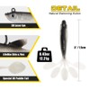 Soft Fishing Lures Pre-Rigged Soft Plastic Lures 10 Pack Jighead