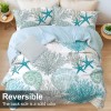 Tritard Coastal Comforter Set Size 3 Piece, Soft Beach Themed