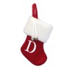 Kurt Adler 7" Red and White Monogram "D" Mini Christmas