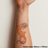 'Leopard Gecko' Temporary Tattoo - Water Resistant, Skin-Safe, Non-Toxic Transfer