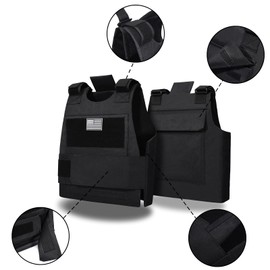 secibem Tactical Vest Outdoor, Adjustable Training Protective Outdoor Vest, Suitable for Light movement Vest Gilet Equipment.