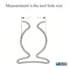Heavy Duty Tool Spring Terry Clips 19mm Wall Mounted Assorted
