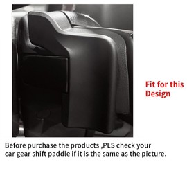 SANRILY ABS Paddle Shifter Extension Fit for Toyota Camry 2018-2024 for Corolla RAV4 Avalon Accessories Sporty Auto Steering Wheel Paddle Shifter Cover-Carbon Fiber Red 2 Pieces