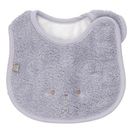 Baby Castle Bib, Made in Japan, purple