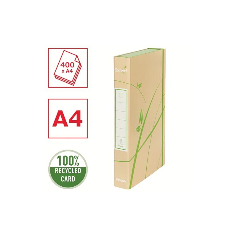 Esselte OXFORD GREEN 39785053 Project Folder with Elastic 4 cm