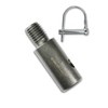 WERHE® Adapter M14 for Earth Auger with Quick Wing Bolts,