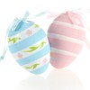 com-four® 18x deco hangers Easter - Easter eggs made of