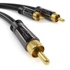 KabelDirekt – RCA/Phono Y Cable – 25ft Long – 1