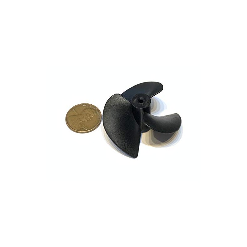 6 Pieces RC toy 40mm 3-blade Plastic Prop Propeller Boat