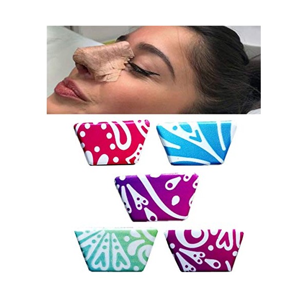 Aluminum Nasal Splints, External Nose Support Protector for Rhinoplasty Septoplasty Sur-Gery, Nose Brace Fracture, ENT, Orthopedic Immobilization, Random Pattern, 5Pcs (S)