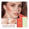 Rubor en Barra Krofaue On the Go Blush Rojo para
