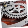 GRIRIW 1Pc Chic Retro Gear Wall Clock Industrial Style Decorative