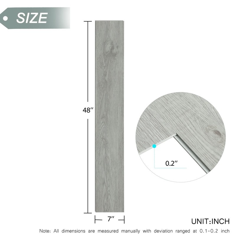 MIRUO SPC Vinyl Plank Flooring 9 Pieces Easy DIY Luxury