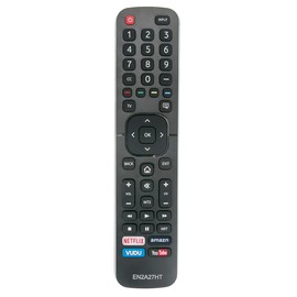 EN2A27HT Replace Remote fit for Hisense Smart TV 30H5D 40H5D 43H5D 50H5D 43H6D 50H6D 55H6D 65H6D 49H6E 43H7D 50H7D 55H7D 43H8C 55H8C 60H8C 43H620D 50H620D 55H620D 43H620D 50H620D 55H620D 50DU6070