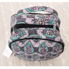 Vera Bradley Lunch Bunch Paisley Stripes Gray School Work Quilted