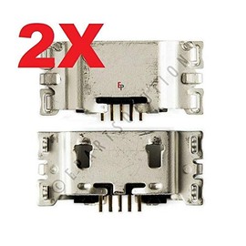 ePartSolution Wholesale 2X Replacement for Motorola Moto G5S Plus XT1803 XT1805 XT1806 Micro USB Charger Charging Port Dock Connector USB Port USA (2pcs)