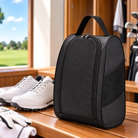 Portable Golf Shoe Bag – Breathable Oxford Cloth Carrier for Sports & Travel