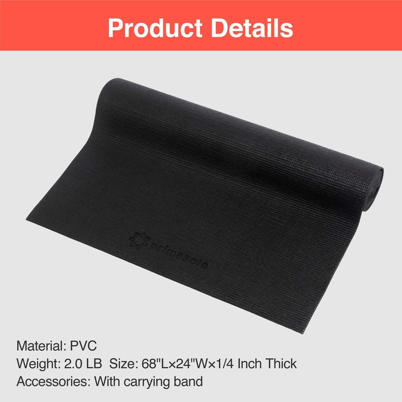 Yoga Mat 1/4 Black