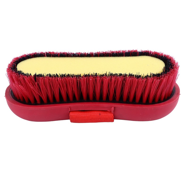 Horse Brush Soft Bristles Skid Resistant Handle Horse Grooming Brush