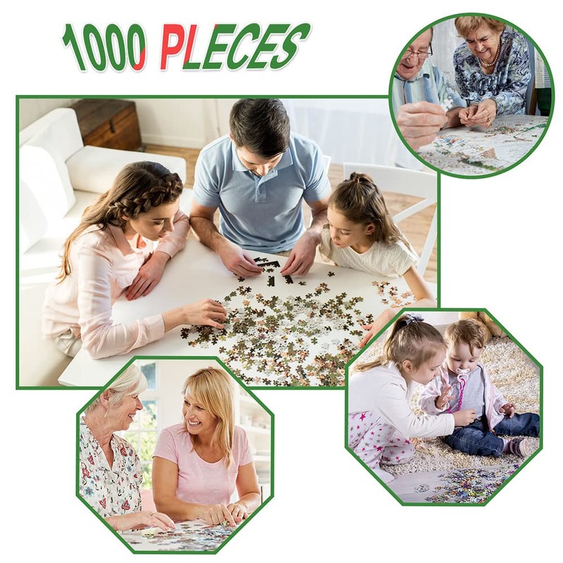 Puzzle 1000 Pieces for Adults, Classic Educational Game, Beautiful Flower