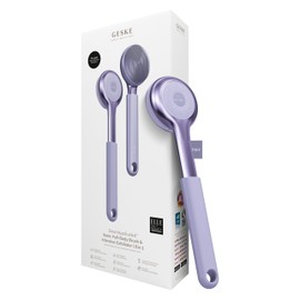 GESKE Sonic Full-Body Brush & Intensive Exfoliator | 8 in 1 | Electric Body Cleansing Brush | With SmartSonic Pulsations | Deep Cleansing, Exfoliation, Massage | Extendable Handle | Rough Skin Remover