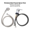 23.6in Faucet 47.2in Electro Polishing Hose High Pressure Sprayer Shampoo