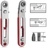 Mtxorvix 2Pcs Mini Ratchet Wrench Set, 1/4 Inch Drive Ratcheting