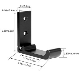 MsBong 6PCS Folding Coat Hooks, Matte Black Wall Hooks for Hanging Coats Bathroom Towel Hooks Hardware Heavy Duty Aluminum Alloy Robe Hooks Wall Mounted DIY Coat Rack Hooks No Rust Indoor, Outdoor