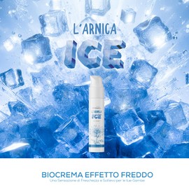 Saf.Nutraceutica - L'Arnica ICE | Crema Arnica Per Cavalli Uso Umanocon Effetto Rinfrescante | Sollievo e Freschezza | Rinfrescante per Gambe e Muscoli | 100 ml, Beige in Airless Formato tascabile