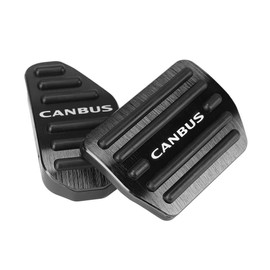 LEXLEYS "Newest Model" Daihatsu Move Canvas CANBUS LA850 Series (July 2022 ~) Aluminum Pedal Axle Brake Cover Tool Not Required Non-slip Rubber Custom Dress Up Parts (Black)