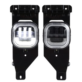 DRFG LED Fog Lights with DRL for 2005 2006 2007 Ford F250 F350 F450 F550 SUPER DUTY OEM Bumper Driving Fog Lamp Kit