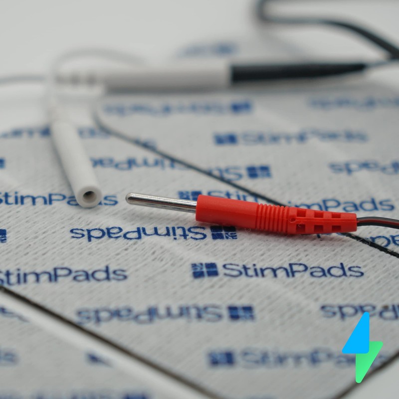 StimPads Neck electrode, 1 piece with double 2 mm pin
