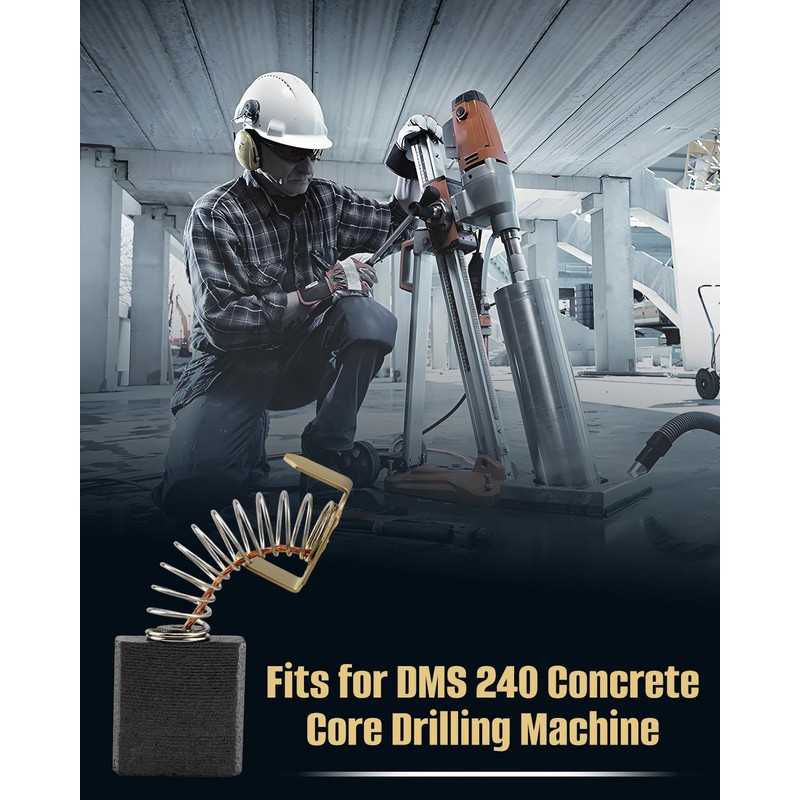 Carbon Motor Brush Set Fit for DMS 240 Concrete Core