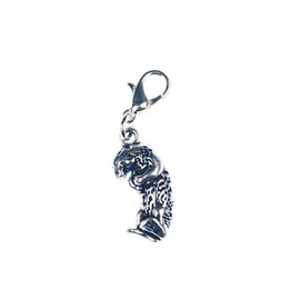 Miniblings Otter otter charm sea otter flat silver – handmade fashion jewellery I silver-plated pendant charm bracelet – pendant for bracelet, Metal