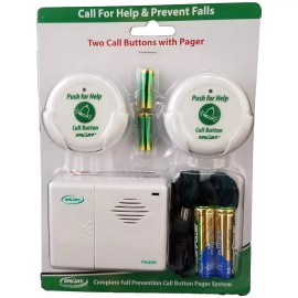 Smart Caregiver Two Call Buttons & Wireless Caregiver Pager