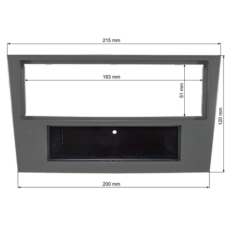 tomzz Audio 2439-078 Radio Faceplate Compatible with Opel Corsa D