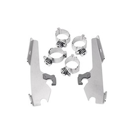 Memphis Shades Trigger Lock Mount Kit-Batwing - Exposed Forks/Polished