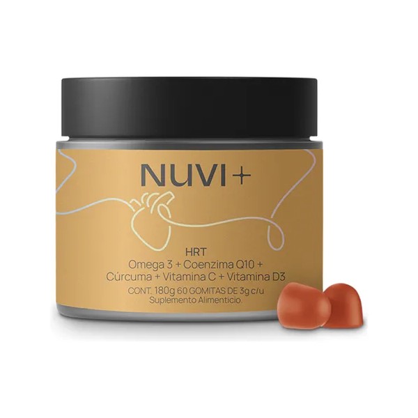 Nuvi+ Gomitas De Omega 3, Coq10, Vit D3, S/azúcar Y